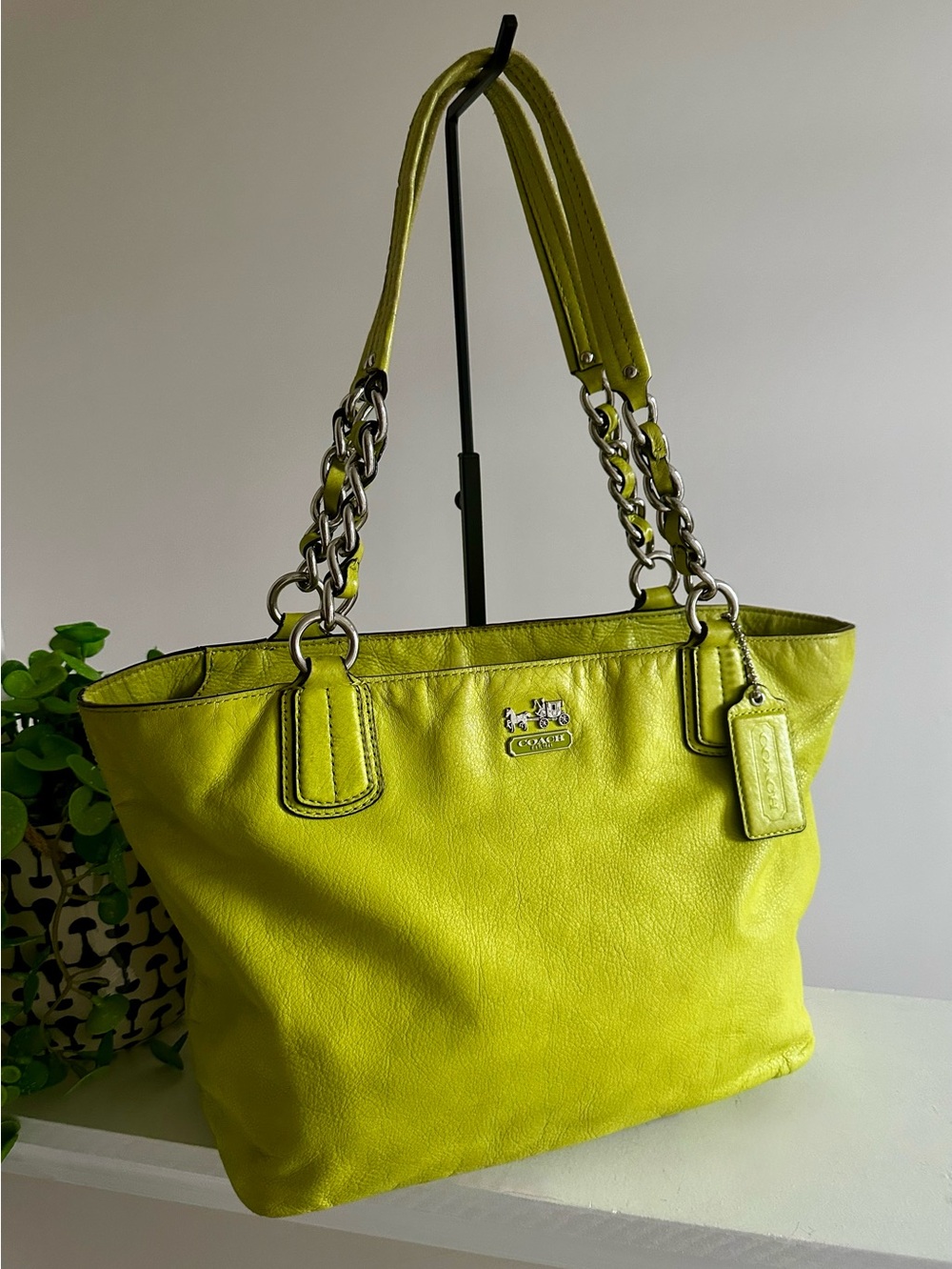 Coach Madison Tote in Kiwi